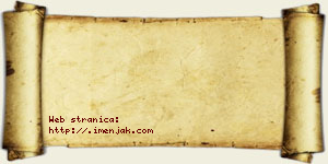 Nina Bjelan vizit kartica